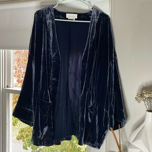 ANTHROPOLOGIE Velvet Kimono Sweater